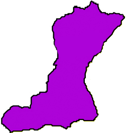Mapa del municipio de Mangulile, Olancho